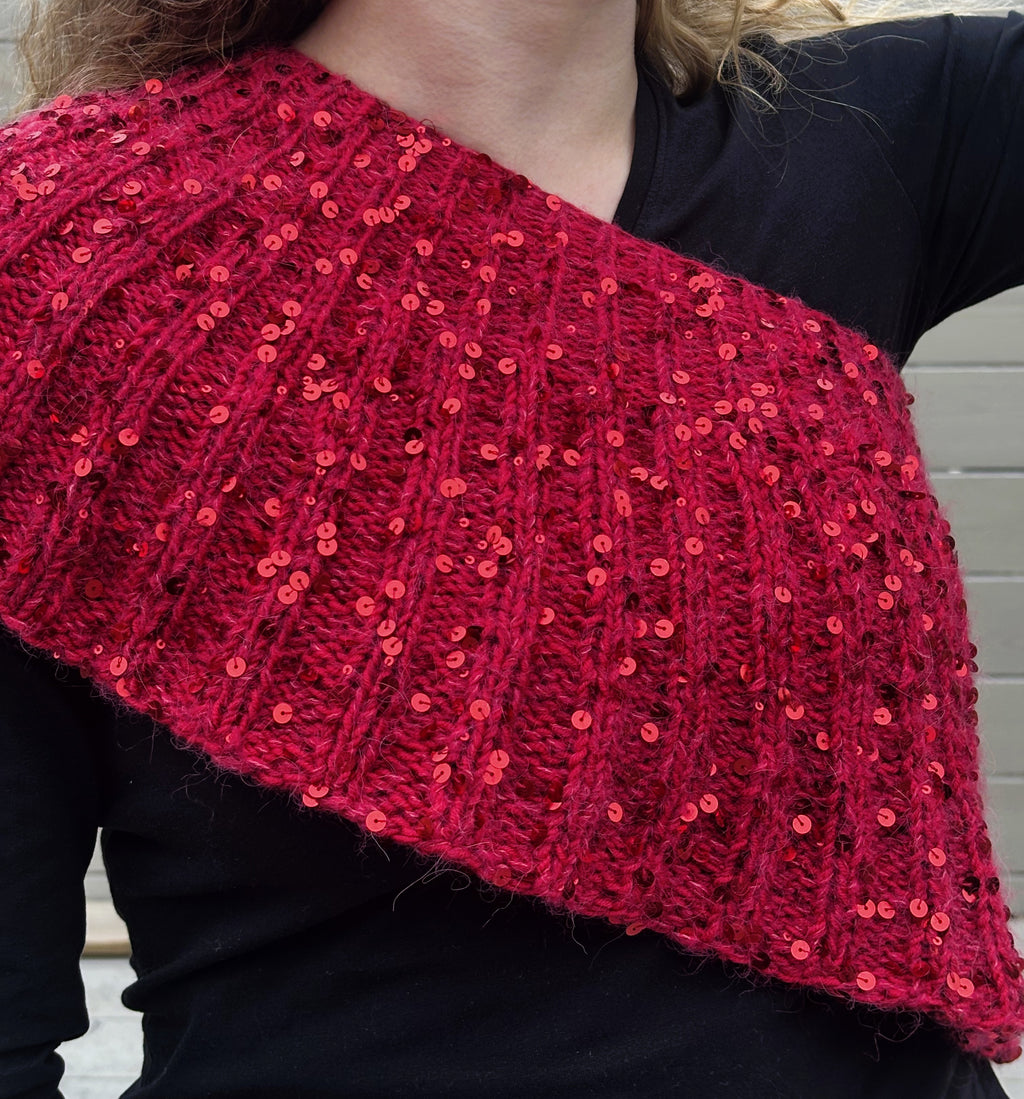 Christmas scarf - recipe